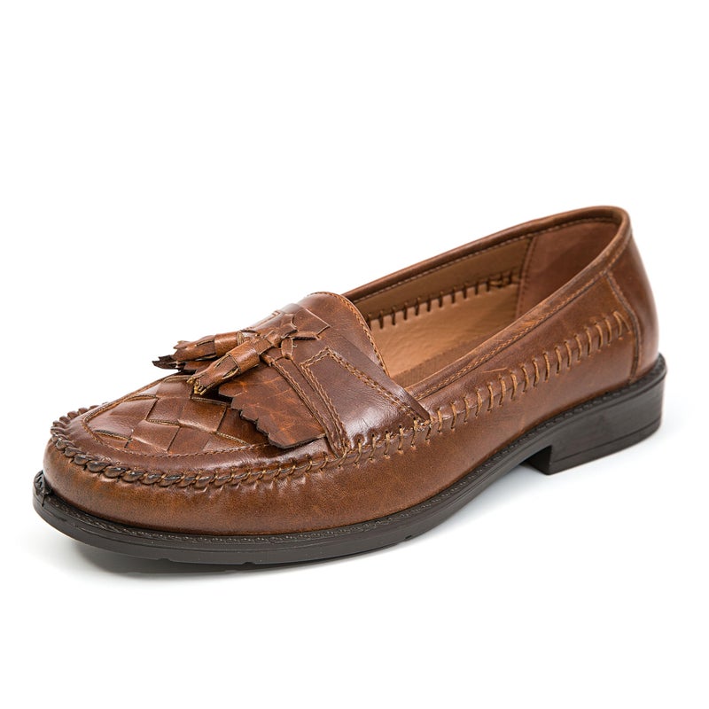 Deer Stags Men's Herman Loafer, Cognac, 8 - Image 1